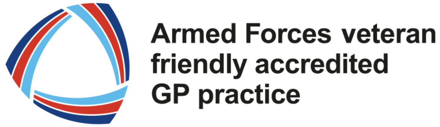 Armed Forces veteran friendly accredited GP practice